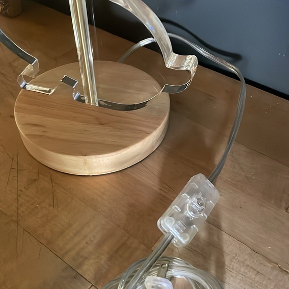 Crate & Barrel Kids Acrylic Bunny Lamp! - Picture 4 of 6